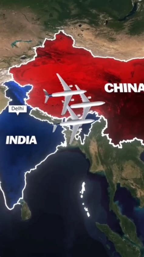 why are there no flights between india and china